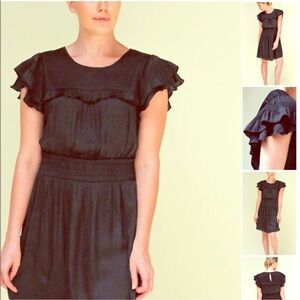 Dolan Left Coast Collection / Anthropologie Palmetto dress with smocking Small